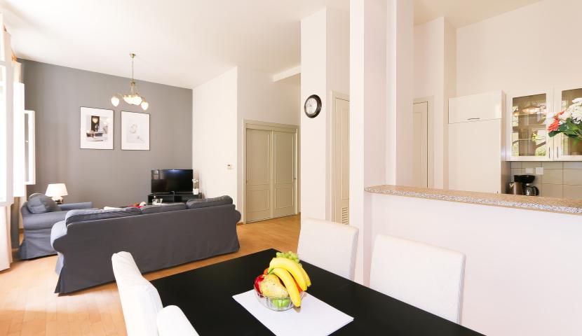 living and dining